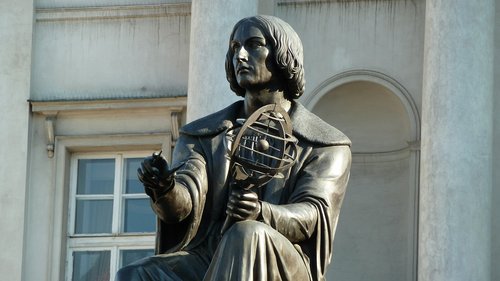 Kopernikus-Statue in Warschau